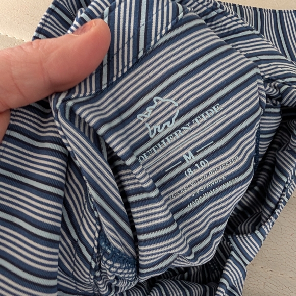 Boys Southern Tide Polo Athletic 8-10 Blue White Stripes - Picture 4 of 4